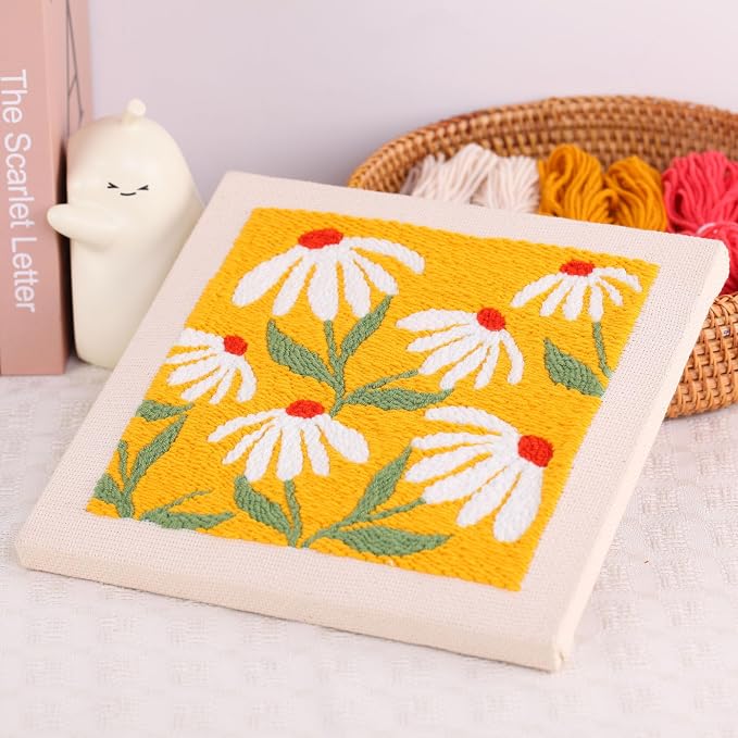 Embroidery Punch Needle kit Frame, Embroidery Starter Kits - Image 4