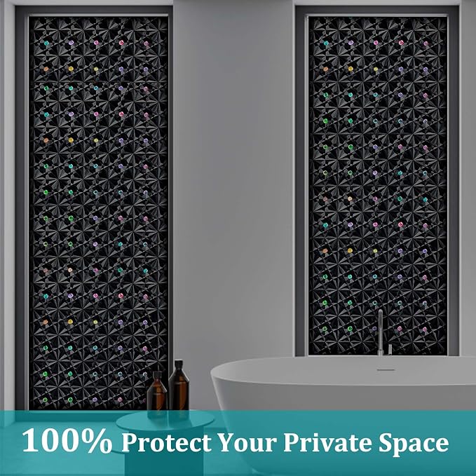 Windimiley Blackout Window Film, 100% Light Blocking Privacy, 35.4" x 78.7" | - Image 4