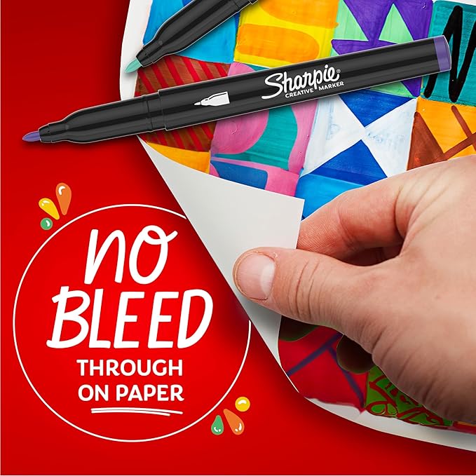 Sharpie Creative Markers Variety Pack, Water-Based Acrylic Paint Markers - Image 4