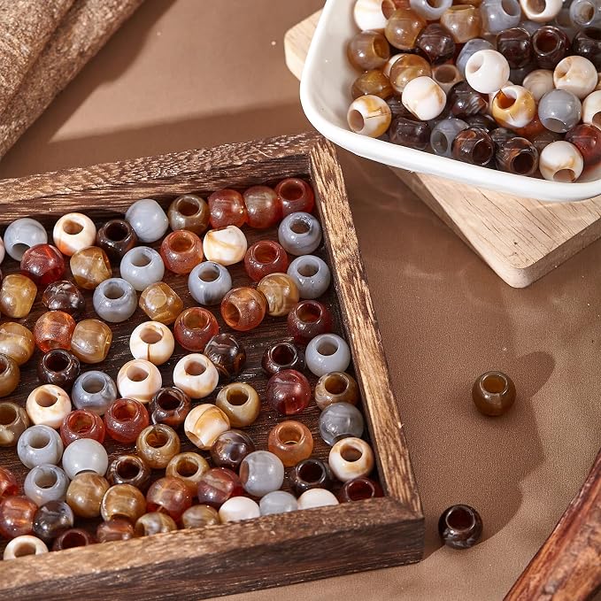 160pcs 12mm Acrylic Beads Large Hole - Image 5