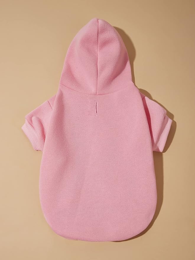 QWINEE Basic Dog Hoodie Sweatshirt Puppy Sweater Warm Cat Costumes Pet Clothes - Image 7