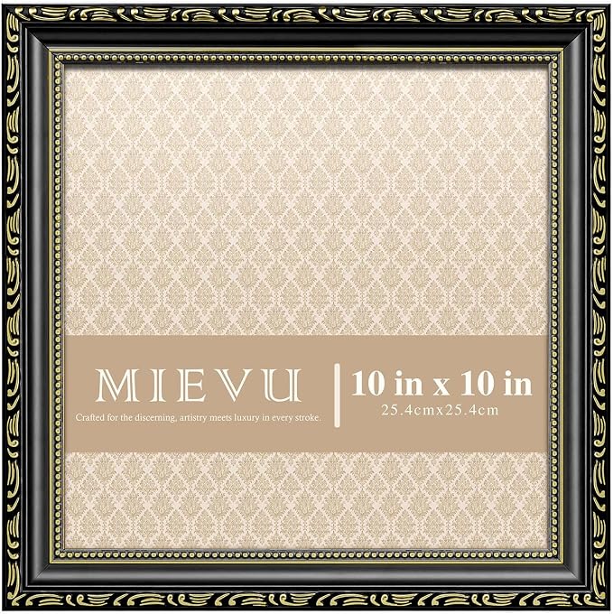 10×10 Picture Frame Gold by MIEVU