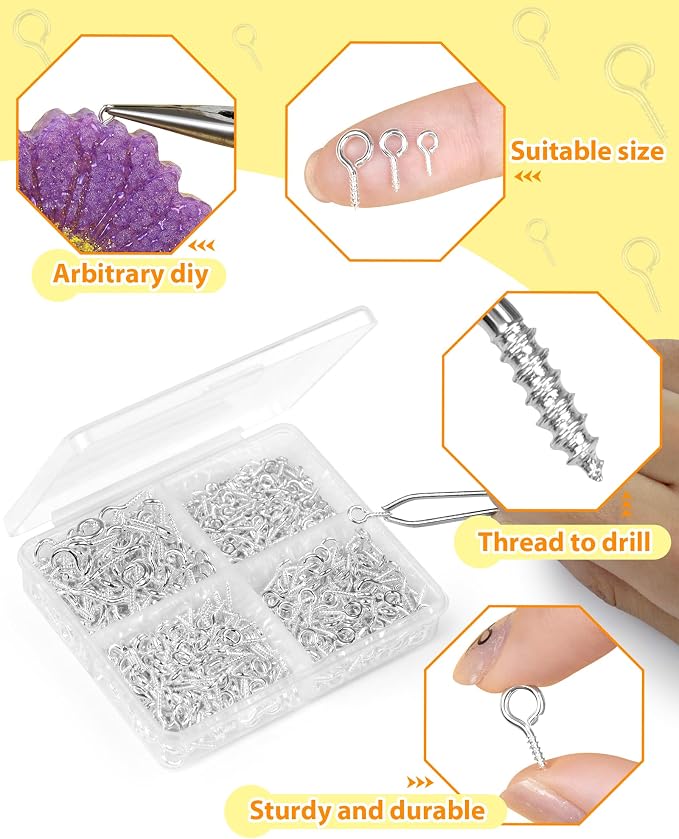 FIVEIZERO 600pcs Small Eye Pins - Image 4