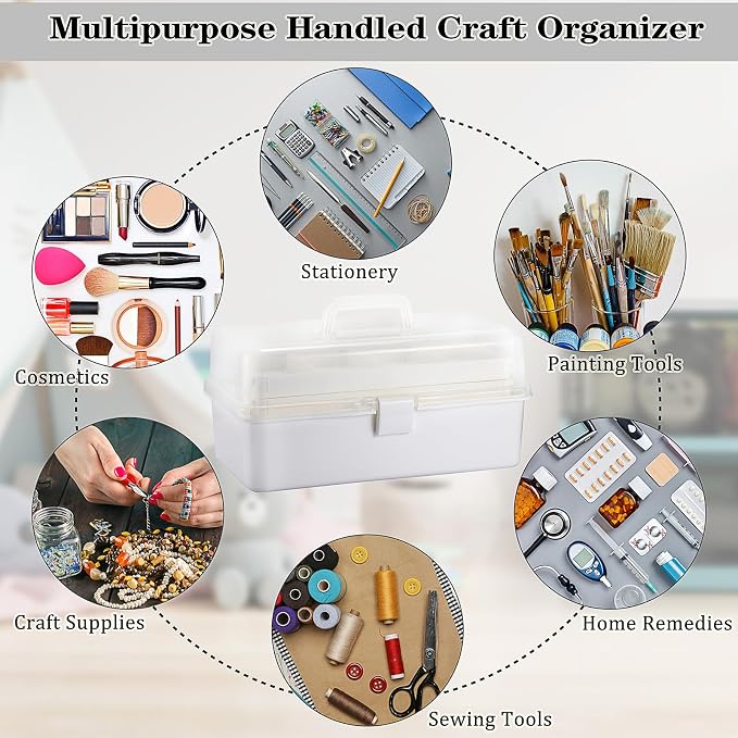 Tackle Box, 16-Inch Extra Large Art Storage Box - Image 8