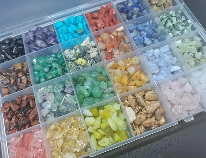 Gemstone Beads Natural Irregular Shaped Stone Chips Crystal Energy Healing Power - Image 3