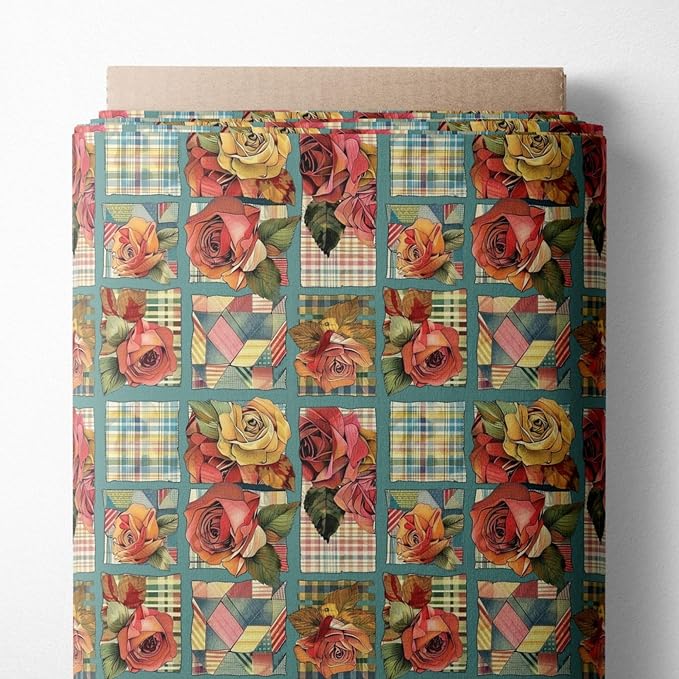 100% Cotton Fabric by the Yard – Turkish Quality Quilting & Sewing Fabric by FabricsTown