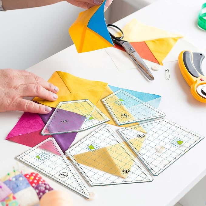 Quilting Template Set Acrylic Cutting Templates - Image 6
