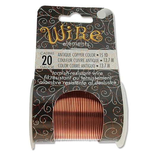 The Beadsmith Wire Elements 20-Gauge Lacquered Tarnish-Resistant Copper Wire - Image 7