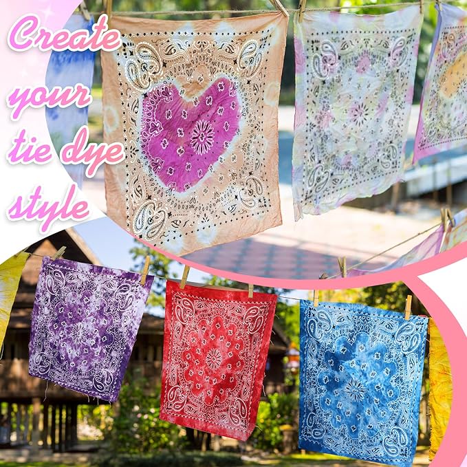 Bonuci 20/50/80/120 Pieces White Bandana Bulk - Image 5