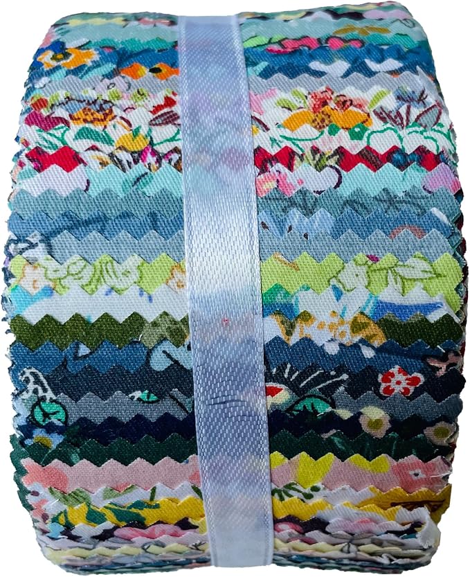 40 Strip Jelly Roll Fabric Strips - Image 4
