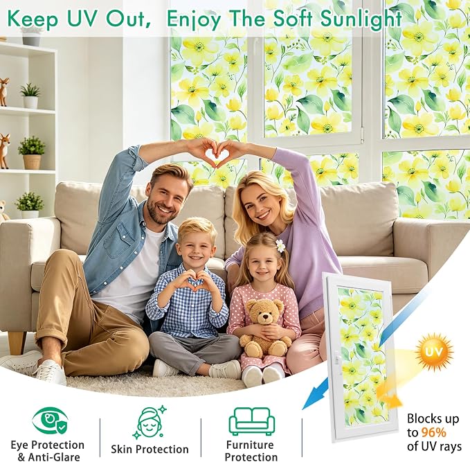 SOMWISE Frosted Glass Window Privacy Film - Image 4