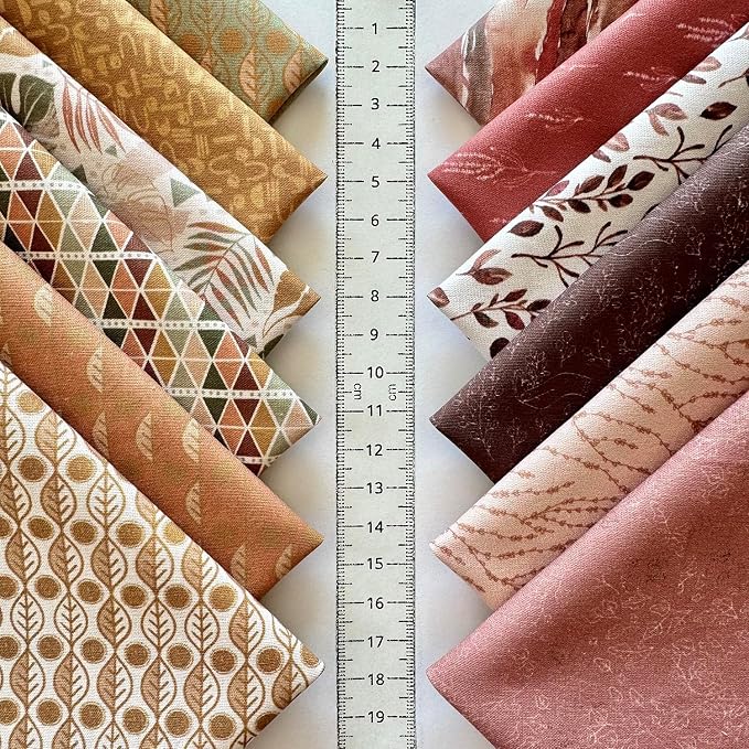 Vintage Floral & Botanical Cotton Fabric Bundle – 60 Pre-Cut Squares, 100% - Image 7