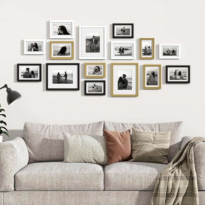 Venusmiles 15 Pack Picture Frames Collage Wall Decor, Gallery Frame Set - Image 4