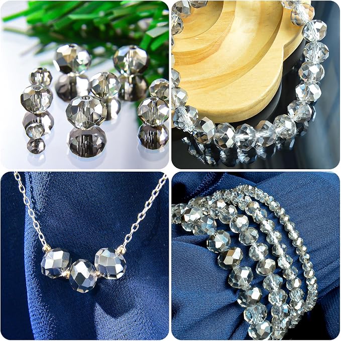 1200Pcs 4mm Crystal Glass Beads - Image 6