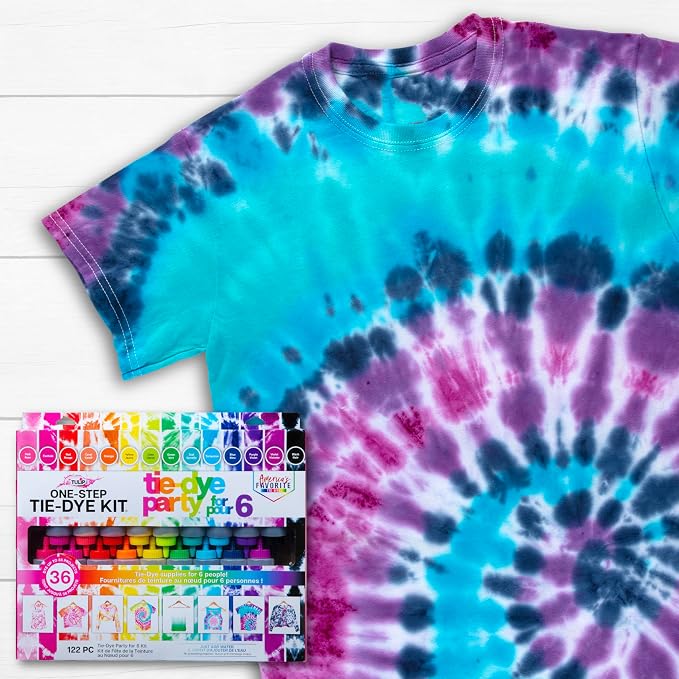 Tulip One Step Tie Dye Kit: Tie Dye Party Supplies, 18 bottles - Image 12