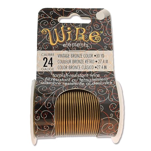 The Beadsmith Wire Elements 24-Gauge Lacquered Tarnish-Resistant Copper Wire - Image 7
