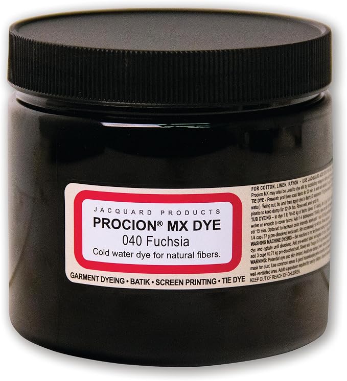 Jacquard Procion Tie Dye Powder Fuchsia 8oz Jar by Jacquard