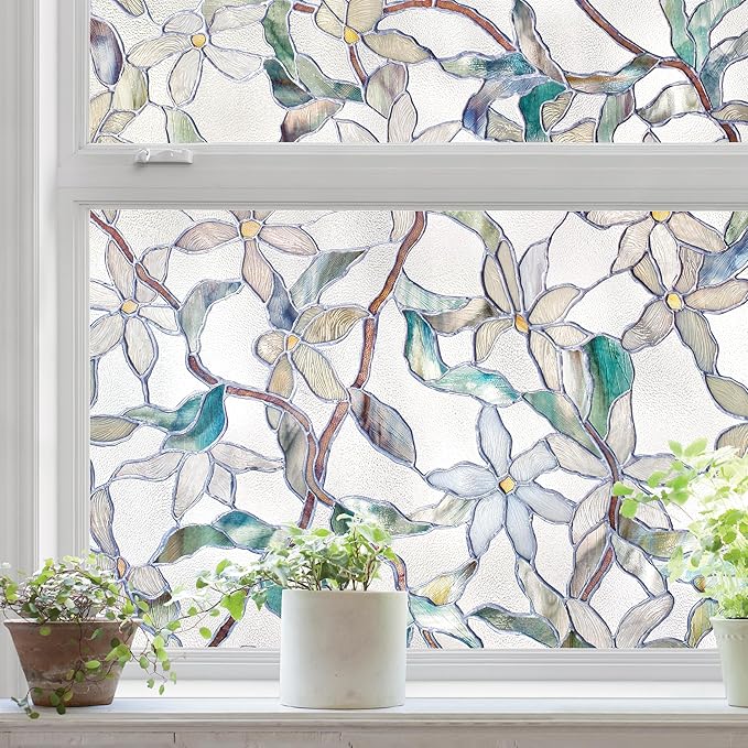 Jasmine Window Privacy Film by Artscape by Unknown