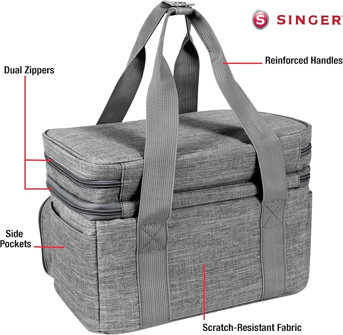 SINGER Sewing Accessories Organizer – Double Layer Portable Sewing Storage Bag - Image 7