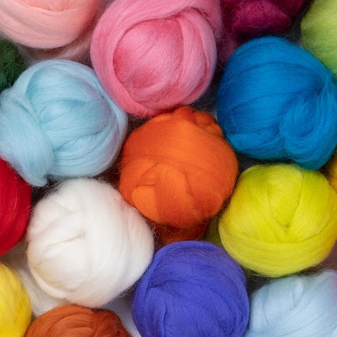 Kondoos Natural Wool roving, 2 OZ. Best Wool - Image 8