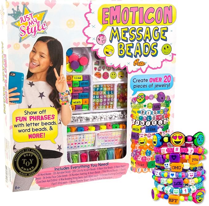 Just My Style Emoticon Message Beads by Horizon Group, DIY 20+ Jewelry Projects by JustMyStyle