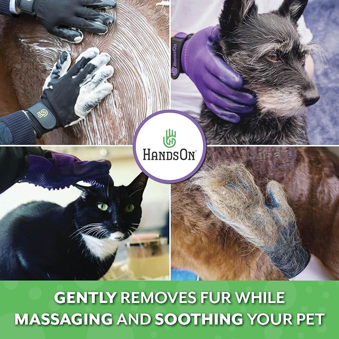 HandsOn Pet Grooming Gloves - Image 2
