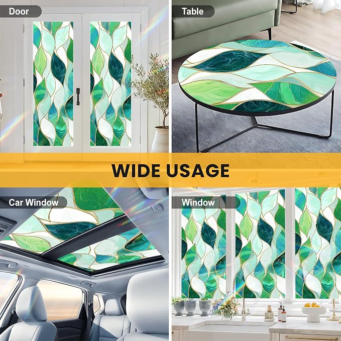 Stained Glass Window Privacy Film Static Cling - Image 8
