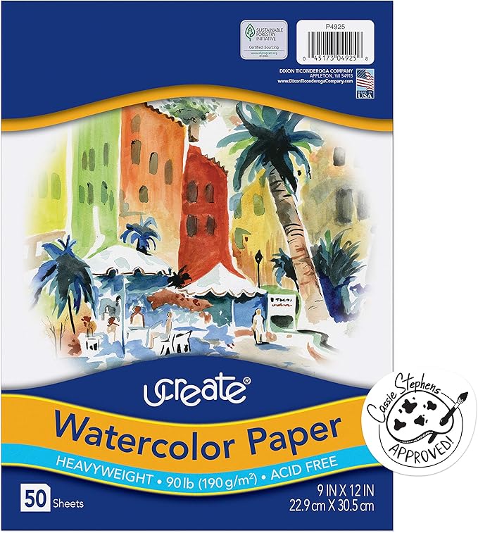 Art1st PAC4925 Pacon Watercolor Paper by CreativityStreet%C2%AE