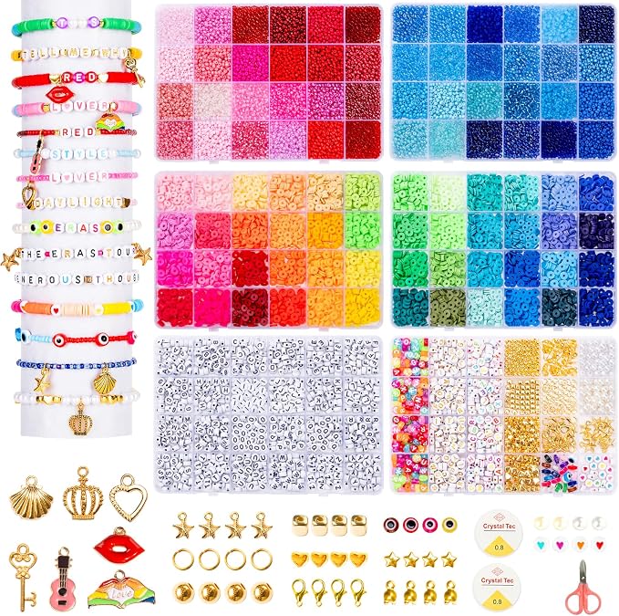 Goldwise Friendship Bracelet Kit 6 Boxes, Bracelet Making Kits by Goldwise