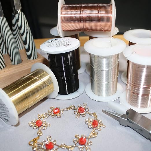 The Beadsmith Wire Elements 28-Gauge Lacquered Tarnish-Resistant Copper Wire - Image 5