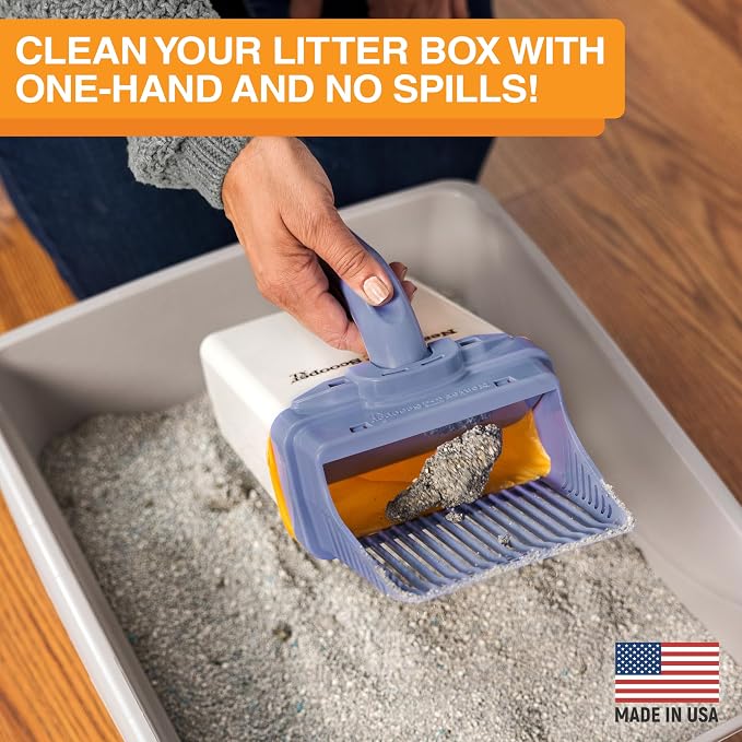 Neater Pet Brands Neater Scooper XL Cat Litter Scoop, 195 Refill Bags – - Image 2