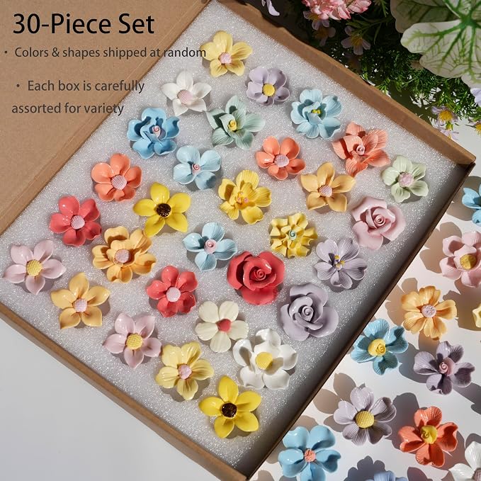 Lanyani 20 Glazed Ceramic Flower - Image 7