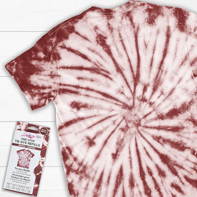 Tulip One-Step Tie-Dye Kit, 3 Fabric Dye Refill Packs - Image 5