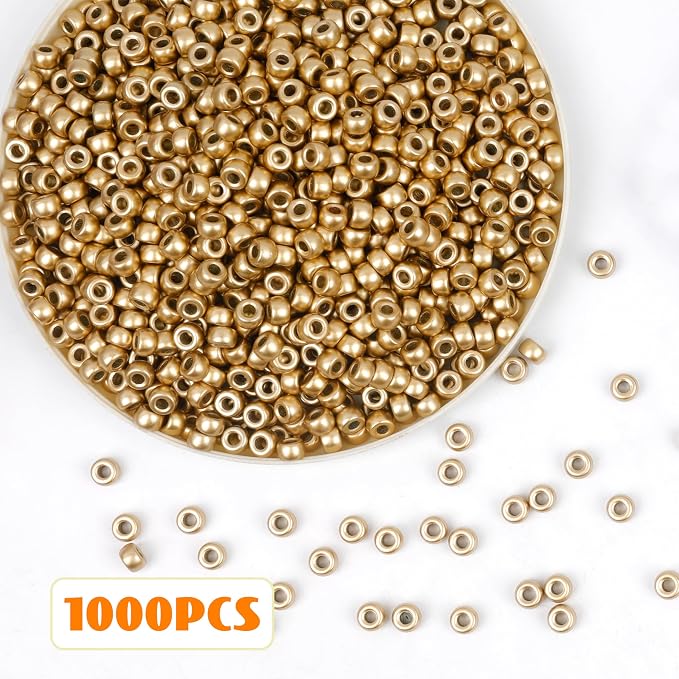 1000Pcs Pony Beads Bracelet 9mm Rainbow Plastic Barrel Pony Beads - Image 6