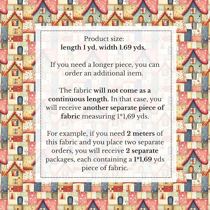 100% Cotton Fabric by the Yard – Turkish Quality Quilting & Sewing Fabric - Image 4