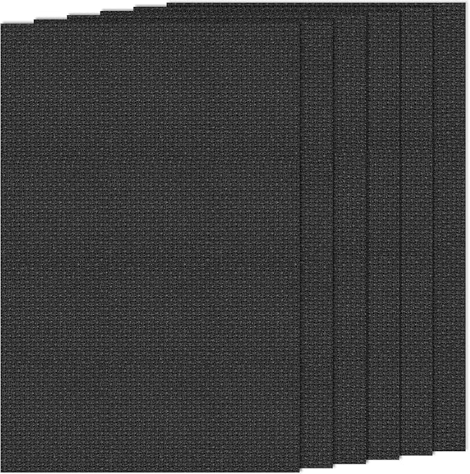6 PCS Cross Stitch Aida Fabric 14 Count, 18 by 12 Inch, Classic Reserve Cross by MYFAMIREA