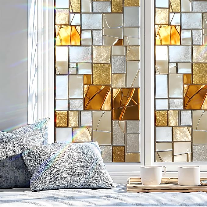 Stained Glass Window Privacy Film Static Cling - Image 4