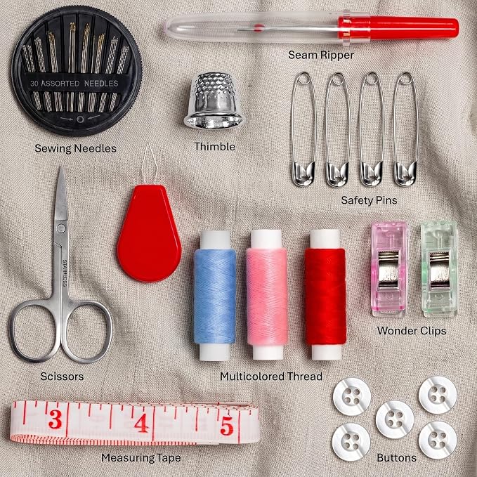 ARTIKA Travel Sewing Kit, 59-Piece Portable Kit - Image 4