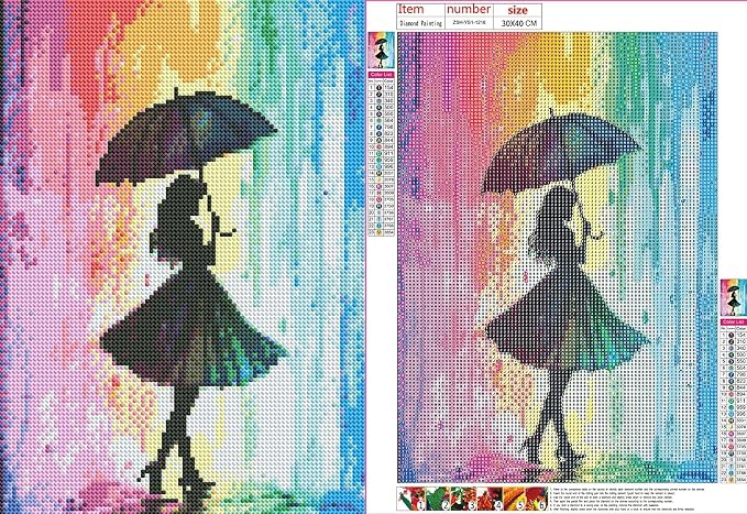 Naykow Rainbow Silhouette Diamond Painting Kits - Image 2