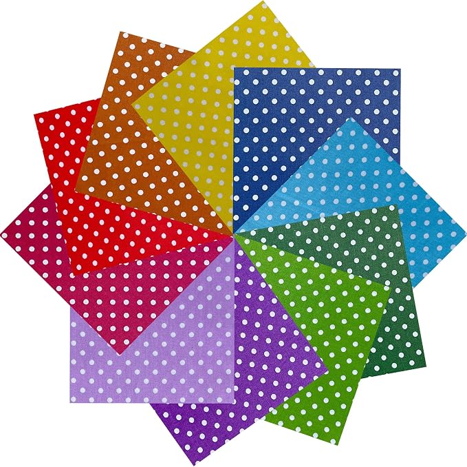 10"x10" 50pcs Cotton Fabric Squares - Image 2