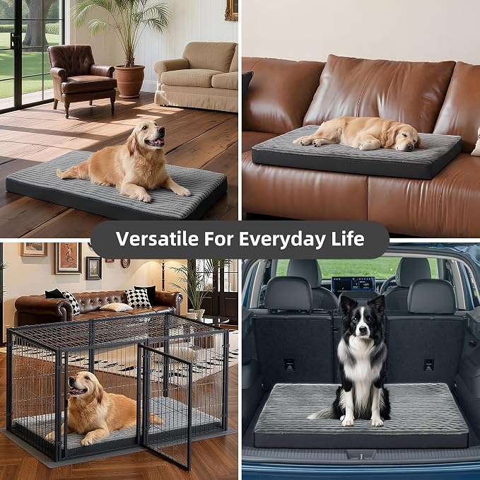 Dog Bed Extra Large Sized Dogs, Orthopedic Flannel XXL Dog Bed - Image 6