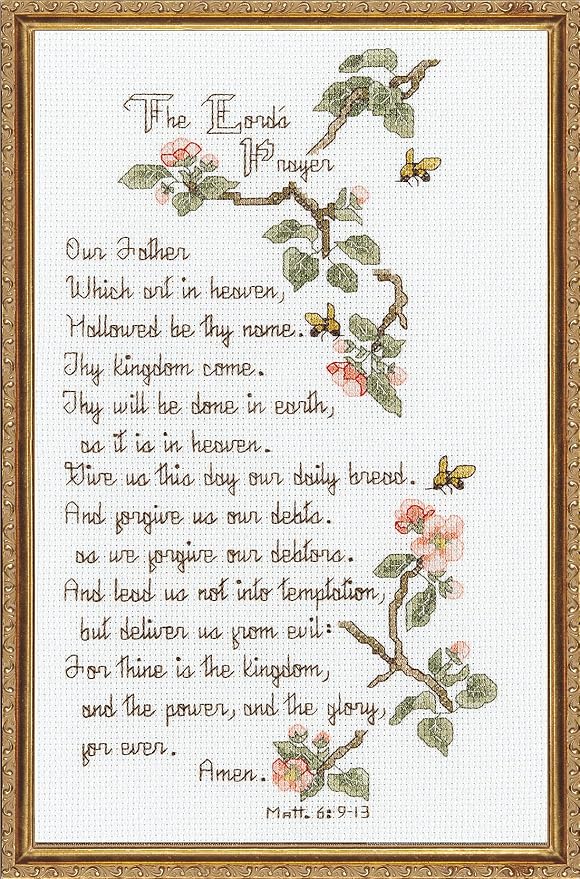 Janlynn Counted Cross Stitch Kit, The Lord's Prayer, By the yard by Janlynn