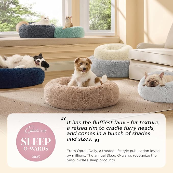 Bedsure Calming Dog Bed Medium Large Size Dogs - Image 2