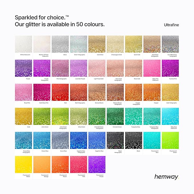 Hemway Polyurethane & Epoxy Resin Glitter 100g / 3.5oz Metallic Crystal Flake Additive for Flooring Jewelry Tumblers Glass Pigment - Ultrafine (1/128" 0.008" 0.2mm) - Fluorescent Yellow