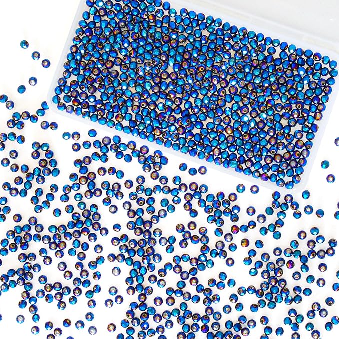 1200Pcs 4mm Crystal Glass Beads by Laopottbeads