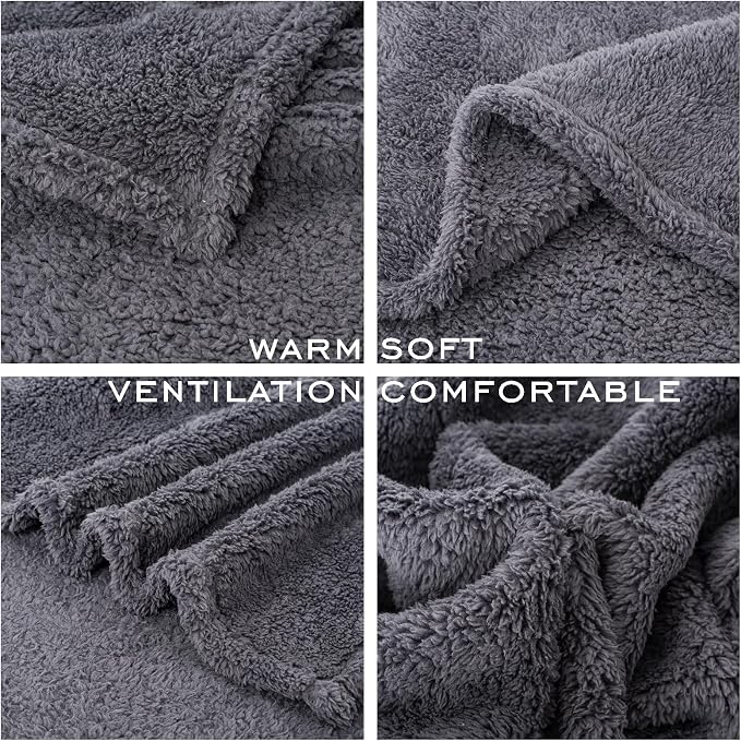 2 Blankets, Dog Cat Pet Blanket, Soft Warm Fleece, - Image 5
