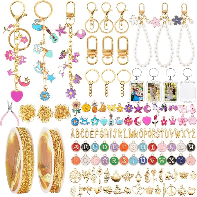 Namifin 384 Pcs Keychain Making Kit by NAMIFIN-FORYOURBEAUTYLOVE