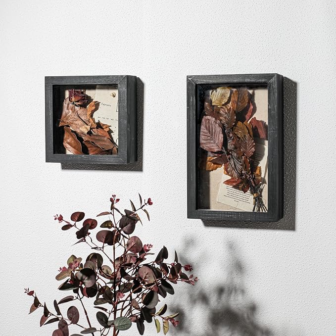 Freezing point Shadow Box Frame 8x8 Shadow Box Display Case Cabinet Pin Picture - Image 6