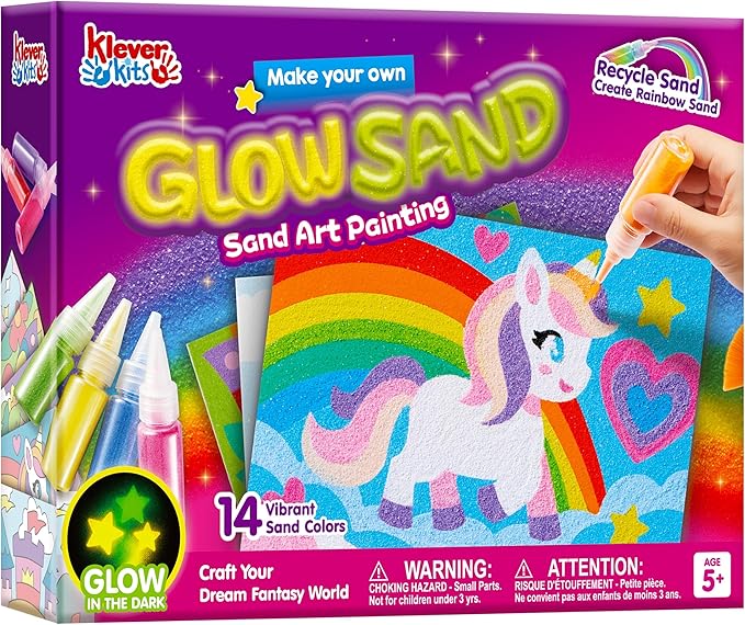 JOVA Klever Kits Glow Sand Art Kits by KleverKits