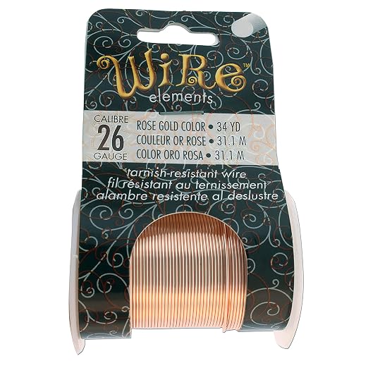 The Beadsmith Wire Elements 26-Gauge Lacquered Tarnish-Resistant Copper Wire - Image 7